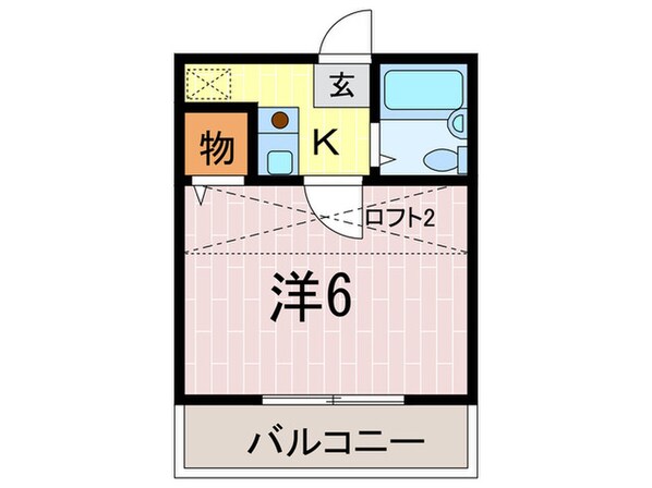 ベッセル明石の物件間取画像